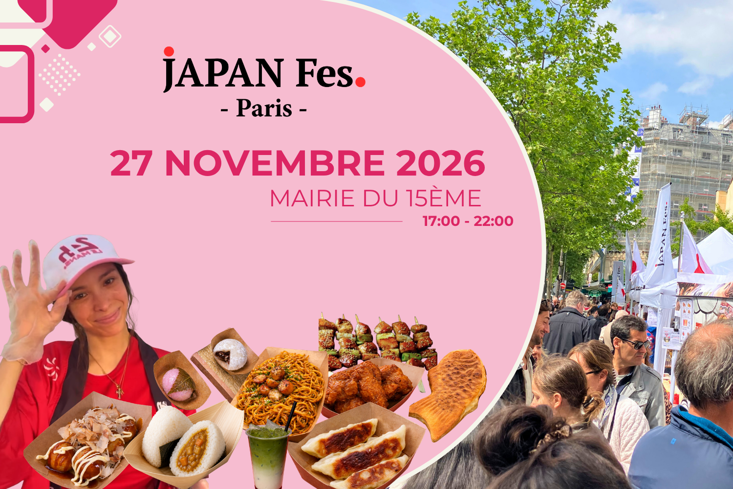 Affiche du Japan Fes, 27 novembre 2026, Mairie du 15e